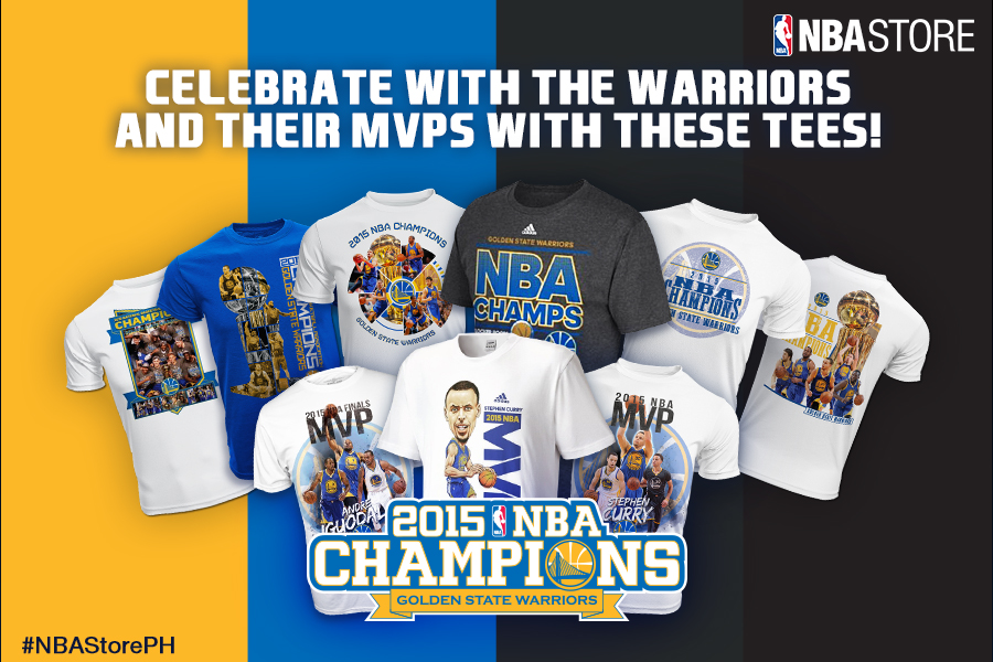 Golden State Warriors championship gear now available at NBA Store PH